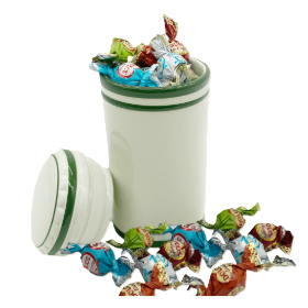 Tarro cerámica verde